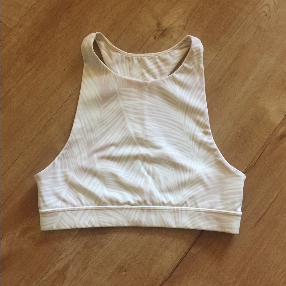 High Neck Yoga Top/Sports Bra